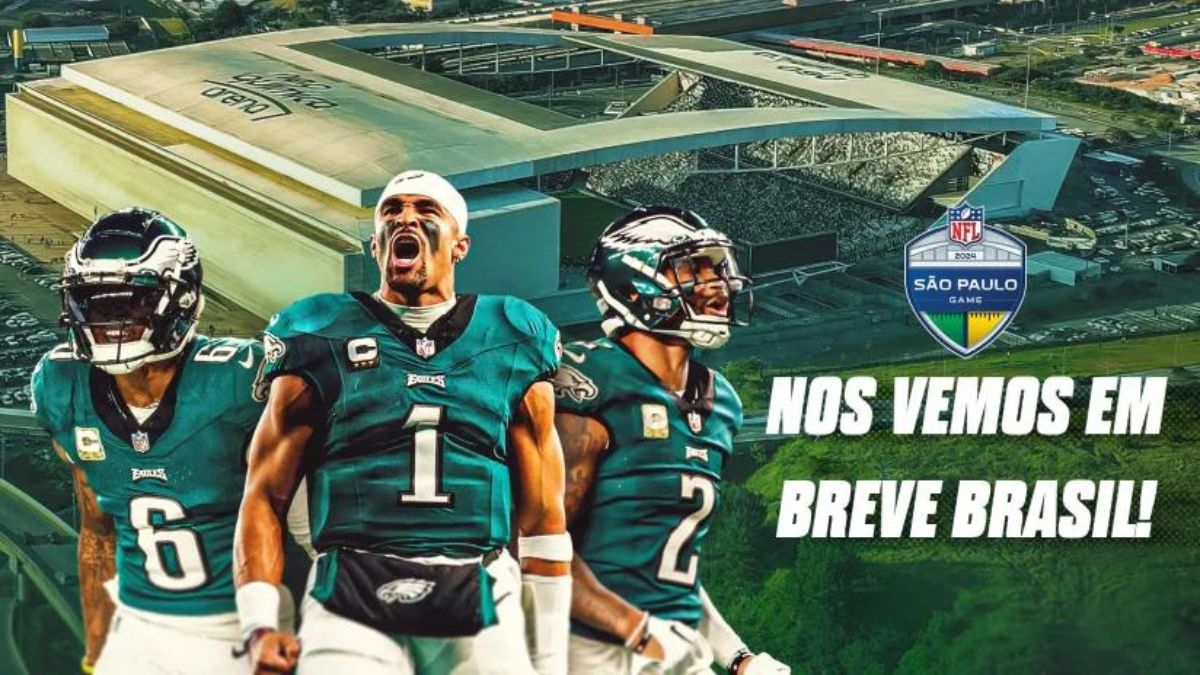 São Paulo recebe liga de futebol americano no dia 6 de setembro com partida do Philadelphia Eagles