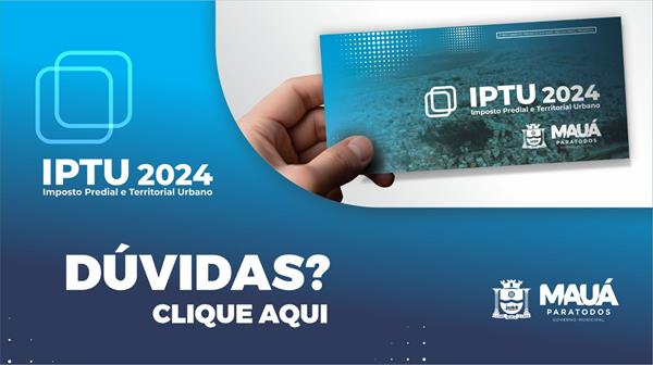 Contribuintes podem baixar boletos do IPTU pelo site da Prefeitura de Mauá