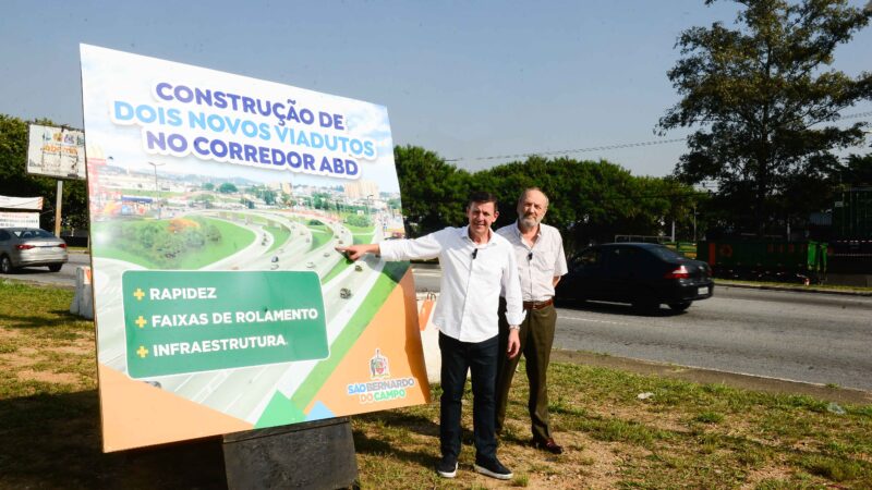 Prefeito Orlando Morando anuncia construção de dois novos viadutos no Corredor ABD