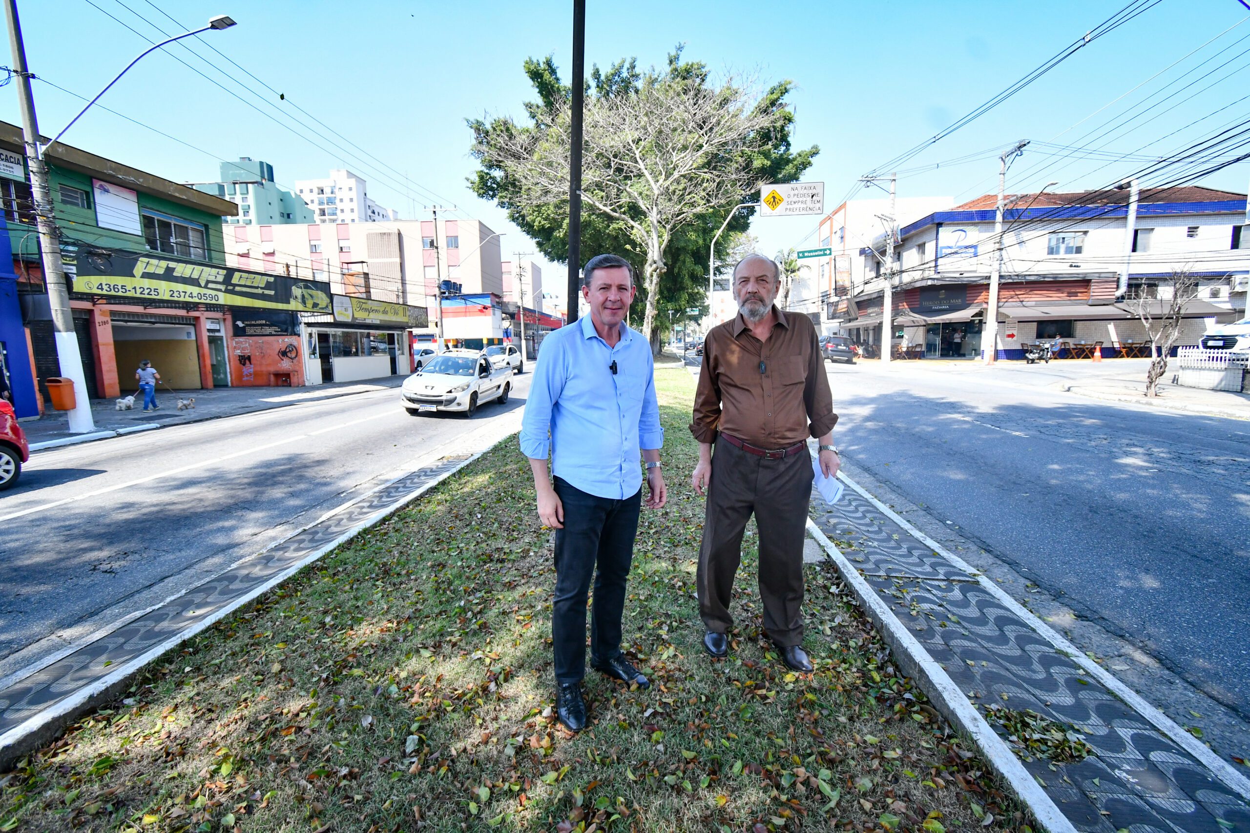 Prefeitura de São Bernardo do Campo no ABC Paulista dá início à obra de pavimentação da Avenida Caminho do Mar