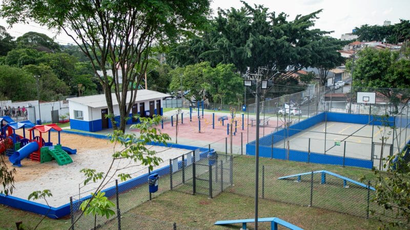 A prefeitura de São Caetano do Sul no ABC Paulista inaugura o Parque Municipal Maurílio Teixeira Martins