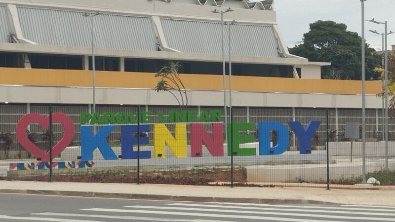 Complexo de lazer e cultura o Parque Linear kennedy em São Caetano do Sul no ABC Paulista que esta na fase final das obras