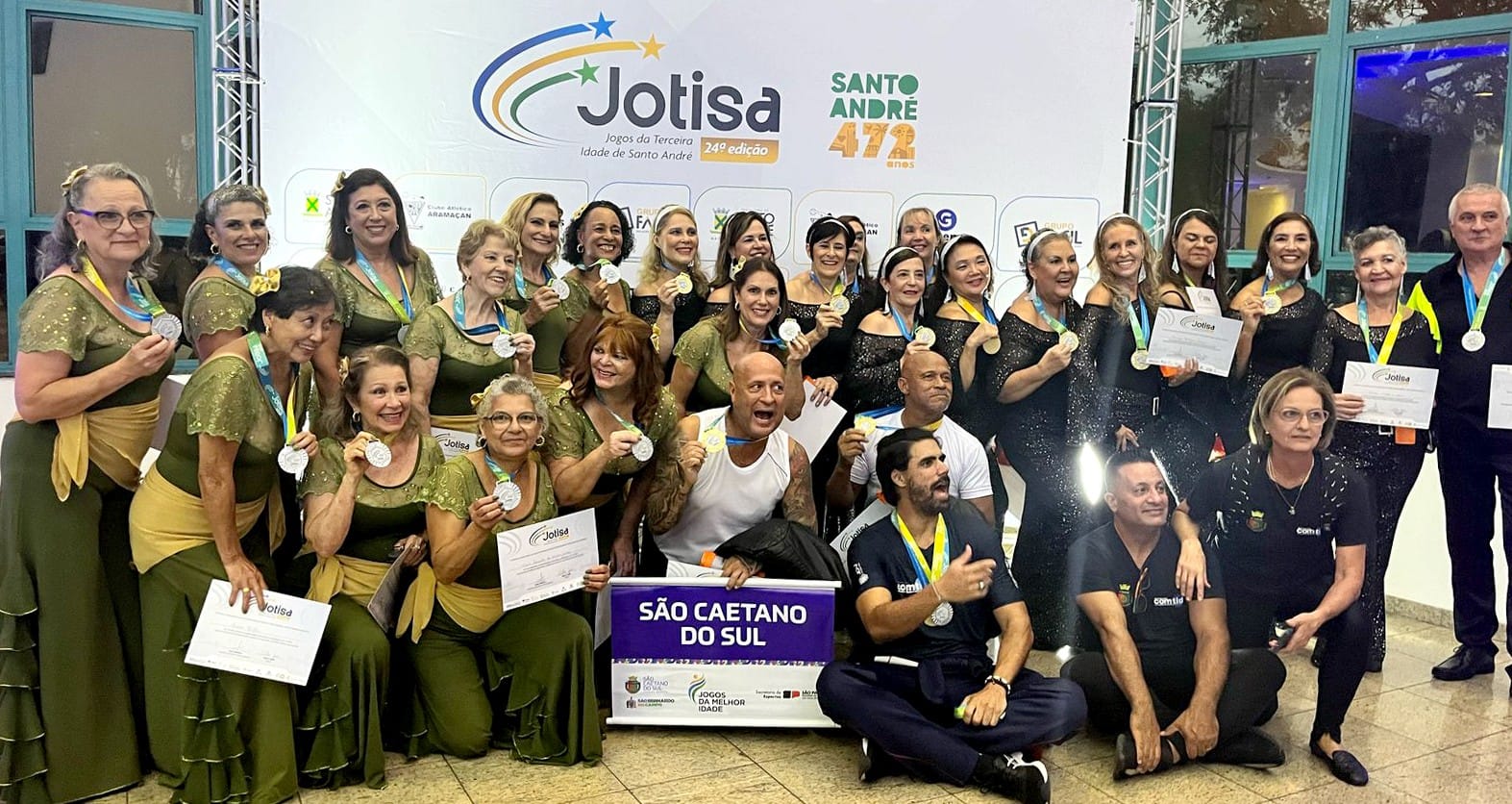 São Caetano do Sul no ABC Paulista conquista 44 medalhas nos Jogos da Terceira Idade de Santo André