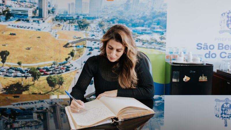 Jessica Cormick assume oficialmente cargo de prefeita de São Bernardo do Campo no ABC Paulista