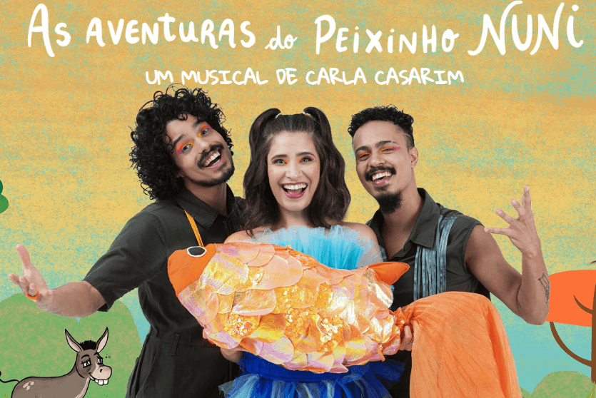Musical infantil gratuito em São Bernardo do Campo no ABC Paulista