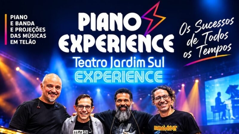 Pianista Lelo Nahssen apresenta o espetáculo Piano Experience show que celebra grandes clássicos da música