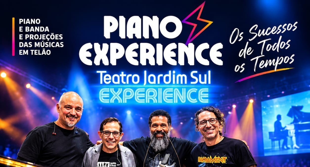Pianista Lelo Nahssen apresenta o espetáculo Piano Experience show que celebra grandes clássicos da música